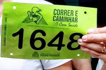 Validação Presencial do segundo lote para a 6ª Etapa do Correr e Caminhar será nesta quarta (13) e quinta (14)