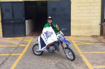 Piloto mirim, Marcos Dias, representa Itapetininga no Campeonato Brasileiro de Motocross no próximo fim de semana