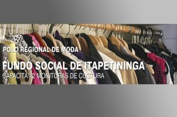Fundo Social de Itapetininga capacita 12 monitoras de costura