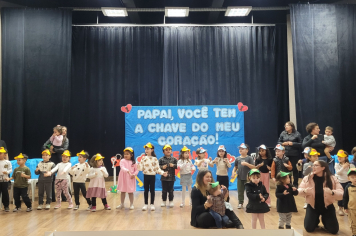 EMEI “Prof.ª Angelina Turelli Vieira” realiza encontro em homenagem ao Dias dos Pais