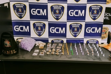 Guarda Civil Municipal prende dois suspeitos e apreende entorpecentes no bairro Taboãozinho