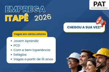 “Emprega Itapê” oferece mais de 600 vagas em Itapetininga nos dias 4 e 5 de maio