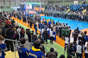 Cerimônia de abertura dos Jogos Regionais recebe 49 delegações no Ginásio Municipal “Ayrton Senna da Silva” em Itapetininga