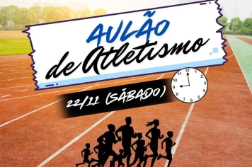 “Aulão” de Atletismo será realizado no próximo sábado, dia 22, no SESI de Itapetininga