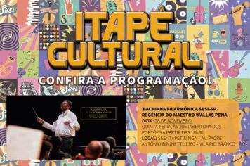 “Itapê Cultural” traz Almir Sater, Bachiana Filarmônica SESI-SP e Yassir Chediak no SESI-SP