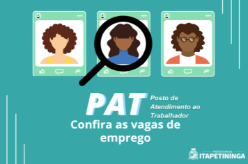 Vagas do PAT Itapetininga 24 de outubro