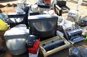 Mais de 10 toneladas de materiais eletrônicos foram recolhidas no Mutirão de Resíduos Eletrônicos
