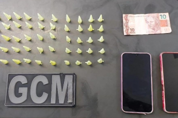 Jovens são apreendidas pela GCM por tráfico de drogas em Itapetininga
