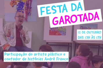 Festa da Garotada, em Itapetininga, terá participação do artista plástico e contador de histórias, André Franco