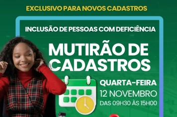 Polo de Empregabilidade Inclusiva de Itapetininga realiza Mutirão de Cadastros de Pessoas com Deficiência para oportunidades de trabalho