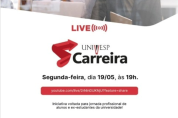Univesp realiza live de lançamento de programa com conteúdos exclusivos voltados a ex-alunos e estudantes da universidade