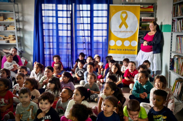 Secretaria de Trânsito realiza palestra educativa em alusão ao “Maio Amarelo” na EMEI Prof.ª Iracema Augusta R. Teixeira