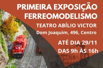 Exposição Ferreomodelismo é prorrogada até quarta-feira, dia 29, em Itapetininga