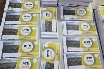 Carnês do IPTU estão sendo distribuídos em Itapetininga