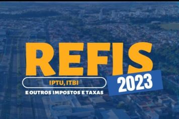 Prefeitura de Itapetininga informa que o prazo do Refis 2023 termina na próxima quarta-feira, dia 18