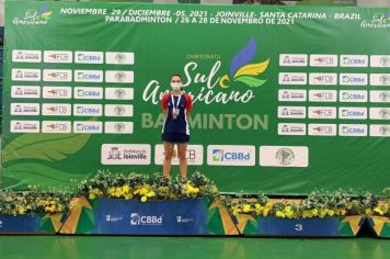 Itapetiningana fatura medalha de bronze no Sul-Americano de Badminton