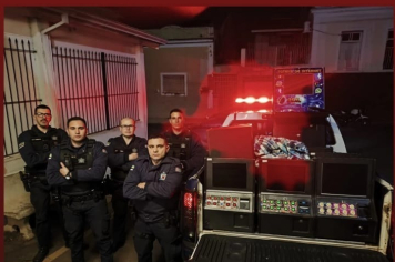 Guarda Municipal de Itapetininga apreende máquinas caça-níqueis no centro da cidade