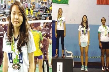 Itapetiningana conquista medalha  no  1º Campeonato Nacional de Badminton