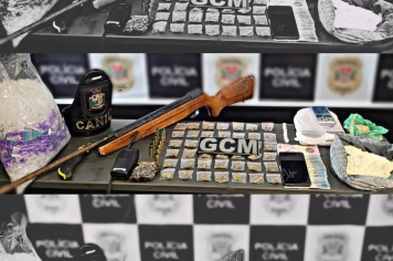 Guarda Municipal de Itapetininga apreende drogas, arma e munições durante ação na Vila Mazzei