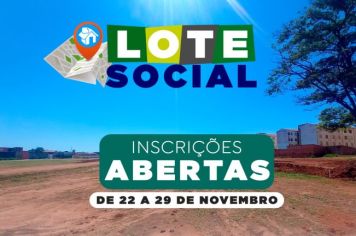 Programa “Lote Social” da Prefeitura de Itapetininga abre inscrições na próxima segunda, dia 22
