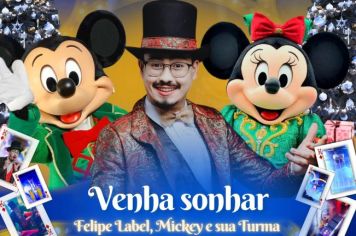 “Natal Mágico com Mickey” abre a programação de Natal em Itapetininga