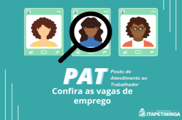 Vagas do PAT Itapetininga 27 de maio