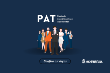 Vagas do PAT Itapetininga 05 de maio