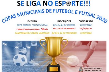 Inscrições para Copa 