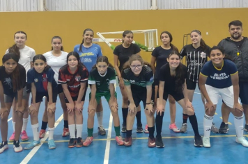 Segunda Etapa do Treino Seletivo de Futsal Feminino para disputar Copa Regional será realizado nesta quarta, dia 3, na Estação Cidadania