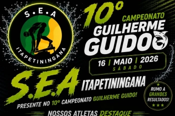 Itapetininga será representada no 10º Campeonato “Guilherme Guido” de Natação, em Limeira, no próximo sábado, dia 16