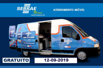 SEBRAE Móvel nesta quinta-feira (12) no centro