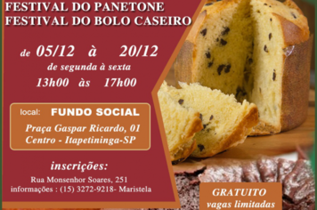 Prefeitura abre vagas para curso profissionalizante gratuito de Confeitaria