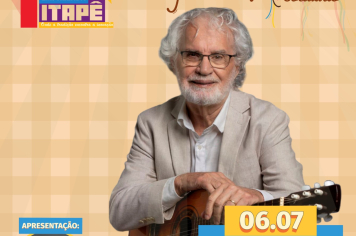 Renato Teixeira encerra o Arraiá Solidário com show emocionante no domingo, em Itapetininga