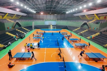 Tênis de Mesa movimenta a quadra do Ginásio Municipal “Ayrton Senna da Silva” em Itapetininga com aulas gratuitas