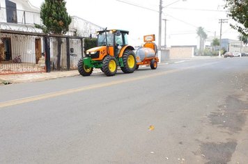 Prefeitura e iniciativa privada se unem em parceria para nebulização