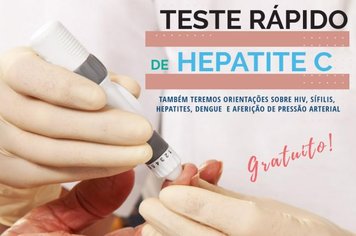 Feira livre deste domingo (29) recebe ação de combate das Hepatites Virais e orientações de saúde 