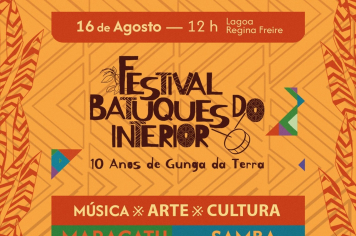 Ponto de Cultura Gunga da Terra celebra 10 anos com o Festival Batuques do Interior