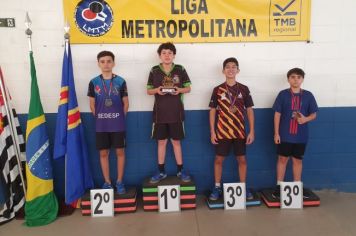 Itapetininga se destaca na Liga Metropolitana de Tênis de Mesa