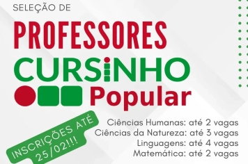 IFSP abre inscrições para seleção de professores do Cursinho Popular