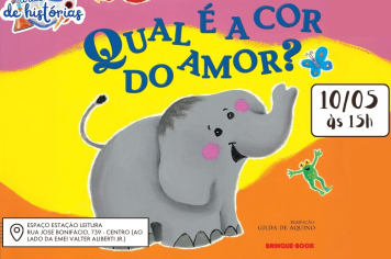 “Estação Leitura” apresenta nova edição da “Tarde de Histórias” no próximo sábado (10)