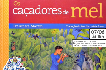 “Estação Leitura” apresenta nova edição da “Tarde de Histórias” no próximo sábado (07)
