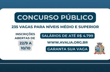 Prefeitura de Itapetininga abre concurso público para 235 vagas