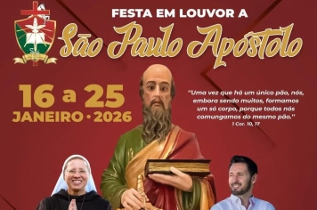 Irmã Kelly Patrícia e cantor Tony Allysson se apresentam em Itapetininga na 15ª Festa em Louvor a São Paulo Apóstolo