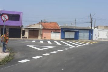 Prefeitura de Itapetininga realiza demarcação de pintura no Jardim Monte Santo e na Vila Nova Itapetininga