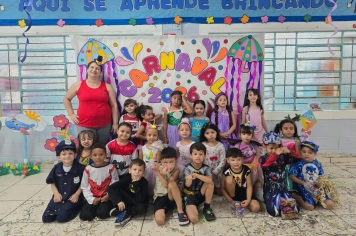Carnaval na EMEI “Profª Angelina Turelli Vieira” foi simplesmente mágico