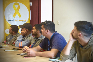 Secretaria de Trânsito realiza palestra de conscientização em alusão ao “Maio Amarelo”