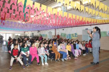 Corpo de Bombeiros realiza Operação “Férias mais seguras” na EMEIF. Prof. Francisco Fabiano Alves”