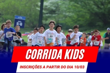 Inscrições para Corrida Kids da Prefeitura de Itapetininga em parceria com o SESI abrem na próxima terça-feira, dia 10