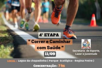 Inscrições para Correr e Caminhar com Saúde começam no próximo dia 19 em Itapetininga