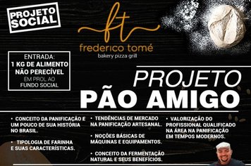 Projeto “Pão Amigo” traz oportunidade de capacitação a profissionais do ramo de panificação 